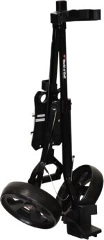 JEF WORLD OF GOLF Deluxe Steel Push Cart - Image 8