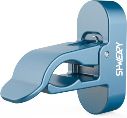 Magnetic Golf Holder Clip for Golf Cart Aluminum Alloy Stand Clip Hold 30-60 Rings Golf Gifts for Golfers