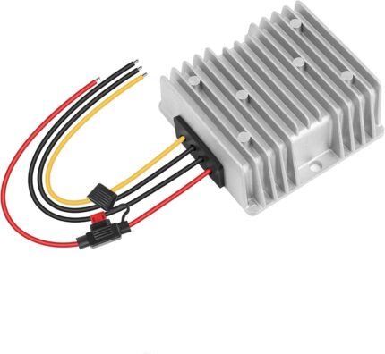 DC-DC 36V 48V to 12V 20A 240W Step Down Converter Golf Cart Voltage Regulator Reducer Transformer with Fuse Waterproof
