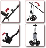 JEF WORLD OF GOLF Deluxe Steel Push Cart - Image 4