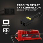 FORM 36 Volt Golf Cart Battery Charger for EZGO TXT Golf Carts with D-Style Plug - 36V 18AMP Lead Acid Battery Charger - Waterproof Design - Image 2