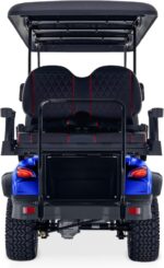4 Passenger Electric Cart with Lithium Battery, 28 Mile Driving Range, Standard 120V Charging Port, 5,000 Watt Electric Motor, 4 Seats, Golf Cart, UTV, Electric Power Steering, Back Up Cam - Image 6