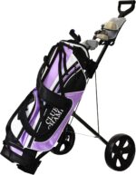 JEF WORLD OF GOLF Deluxe Steel Push Cart - Image 9