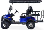 4 Passenger Electric Cart with Lithium Battery, 28 Mile Driving Range, Standard 120V Charging Port, 5,000 Watt Electric Motor, 4 Seats, Golf Cart, UTV, Electric Power Steering, Back Up Cam - Image 8