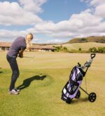 JEF WORLD OF GOLF Deluxe Steel Push Cart - Image 5