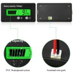 DC 12V 24V 36V 48V 60V 72V 84V Golf Cart Battery Meter with Alarm, Front Setting and Switch Key Battery Capacity Voltage Indicator Gauge Acid and Lithium ion Indicator - Image 4