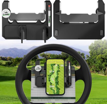 Golf Cart Accessories Steering Wheel Phone Mount for Club Car EZGO Yamaha