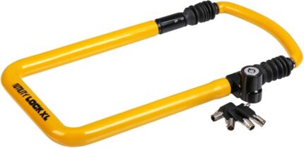 Winner International The Club UTL800 Utility Lock, 13.25"-20.25", Yellow