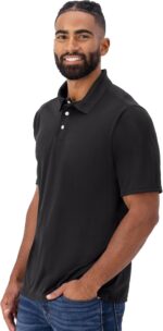 Hanes Sport Men's Polo Shirt, Men's Cool DRI Moisture-Wicking Performance Polo Shirt, Jersey Knit Performance Polo Shirt - Image 3