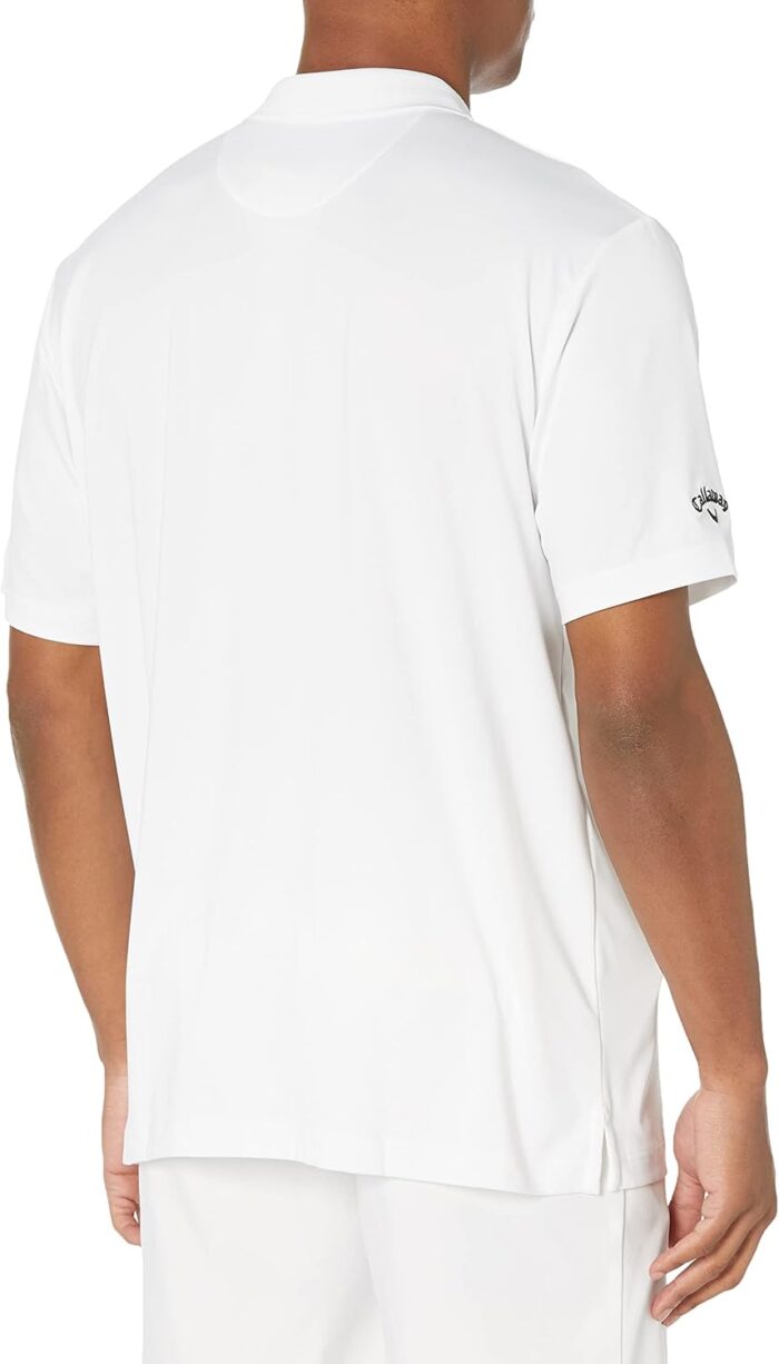 Callaway Men's Solid Opti-dri Short Sleeve Golf Polo Shirt with Stretch Fabric, Sun Protection, Extended (Sizes Small-4xl) - Image 2