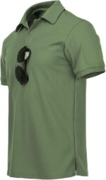 ZITY 3 Pack Mens Polo Shirt Short Sleeve Sports Performance Business Casual Golf Shirts for Men Collared Tactical T-Shirts - Image 6