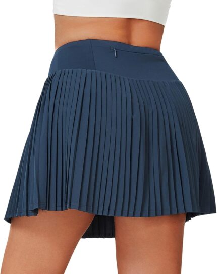 ANIVIVO Women's Pleated Tennis Skirts High Waisted Golf Skorts for Woman Workout Athletic Skorts Skirts with Shorts