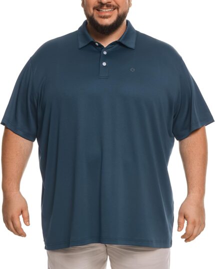 HOdo Big and Tall Mens Polo Shirt Moisture Wicking Sport Golf Shirts 2XL-6XL