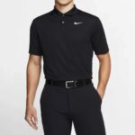 Nike Men's Nike Dri-fit Victory Polo, Black/White, Large - Image 3