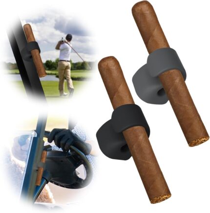 Magnetic Holder, 2 PCS Golf Cart Accessories, Adjustable Design Fits 20 to 70 Ring Gauge - Convenient Magnetic Clip Mount with Metal Pads for Golfing, Grilling, Travel & Outdoor Adventures
