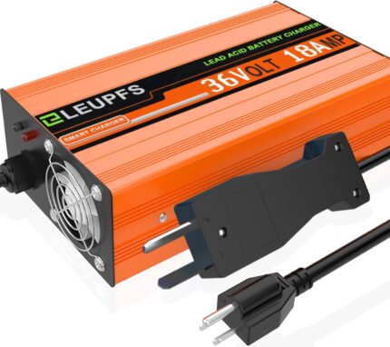 18 Amp 36 Volt Golf Cart Battery Charger (Club Car Crowfoot Plug)