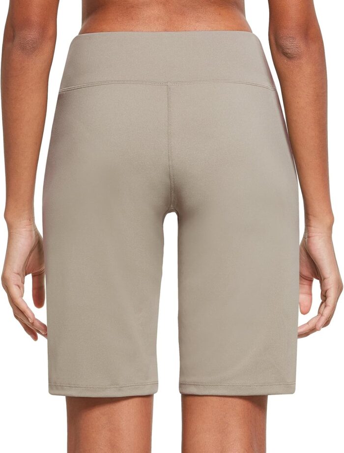 baleaf Women's Bermuda Long Shorts 10" Knee Length High Rise Athletic Shorts Pull On Workout Walking Golf Running Summer - Image 2