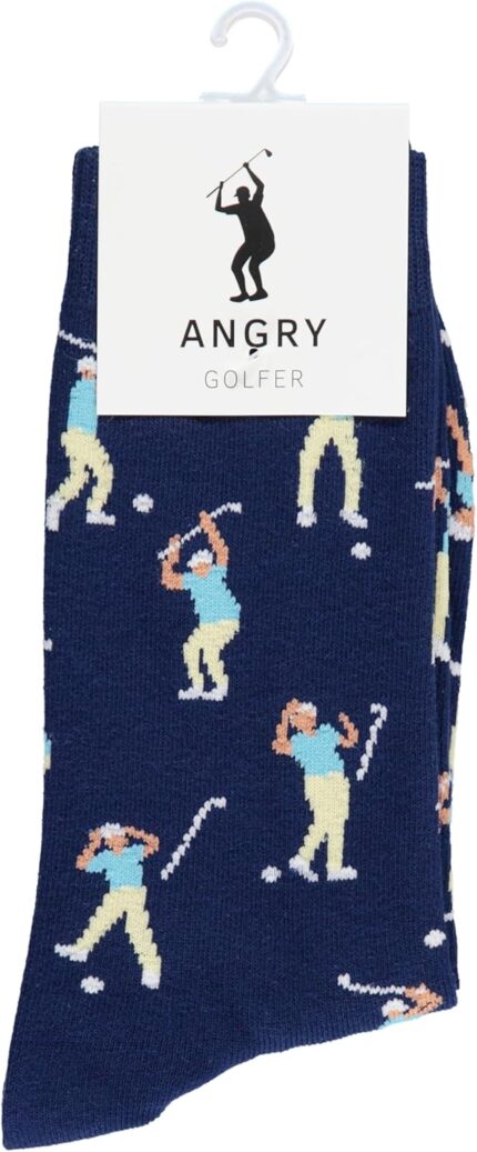 Funny Golf Socks For Men, Hilarious Golf Gift For Men, One Size 8-13