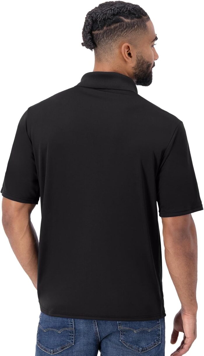 Hanes Sport Men's Polo Shirt, Men's Cool DRI Moisture-Wicking Performance Polo Shirt, Jersey Knit Performance Polo Shirt - Image 2
