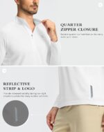 G Gradual Men's Running Shirts Long Sleeve Athletic Shirt Lightweight Quick Dry Quarter Zip Pullover for Men Workout Gym Golf - Image 4