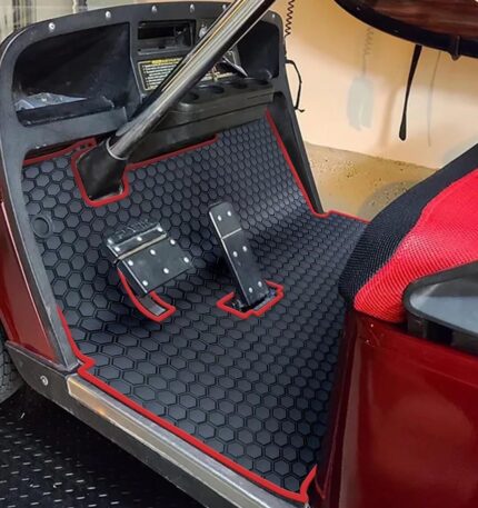 Golf Cart Floor Liner Mat Full Coverage Custom Fit for EZGO TXT (1994-2025),Express S4 (2012-2020)，Cushman Workhorse，EX1 (2020),Valor,Navitas,Some Star Carts