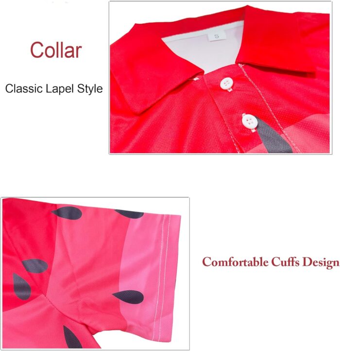 Funny Couple Golf Shirts,Matching Hawaiian Golf Shirt for Couple,Moisture Wicking Couple Polo Shirt for Men Women - Image 4