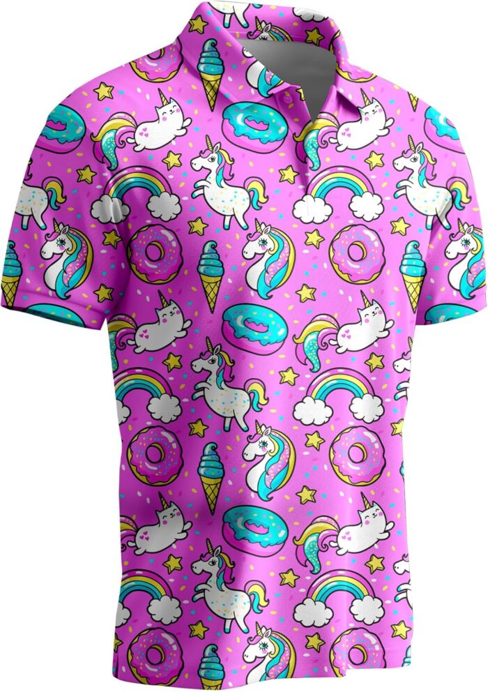 Funny Golf Shirts for Men,Mens Hawaiian Shirts Short Sleeve Novelty Crazy Golf Shirts - Image 2