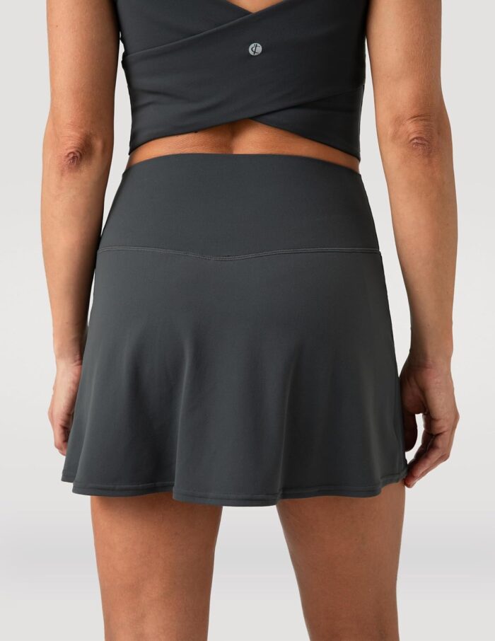 Colorfulkoala Dreamlux Skirts for Women High Rise Athletic Golf Tennis Skorts Built-in Shorts with Pockets - Image 4
