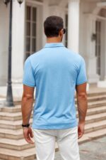COOFANDY Men's Polo Shirt Golf Quick Dry Performance Short Sleeve Moisture Wicking Athletic Polo Collared Tennis T-Shirt - Image 7