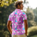 Funny Golf Shirts for Men,Mens Hawaiian Shirts Short Sleeve Novelty Crazy Golf Shirts - Image 4