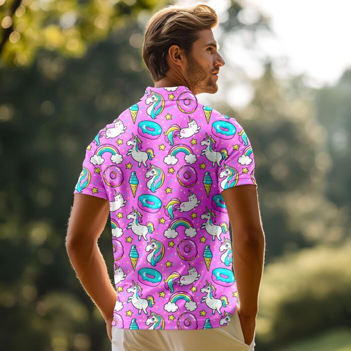 Funny Golf Shirts for Men,Mens Hawaiian Shirts Short Sleeve Novelty Crazy Golf Shirts - Image 4