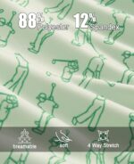 APTRO Men's Polo Shirts Short Sleeve Moisture Wicking Fashion Print Hawaiian Golf Shirts for Men - Image 4