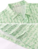 APTRO Men's Polo Shirts Short Sleeve Moisture Wicking Fashion Print Hawaiian Golf Shirts for Men - Image 5