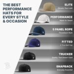 Branded Bills America Script Colored Leather Flat Trucker, Lightweight, Comfortable Baseball Cap - Image 2