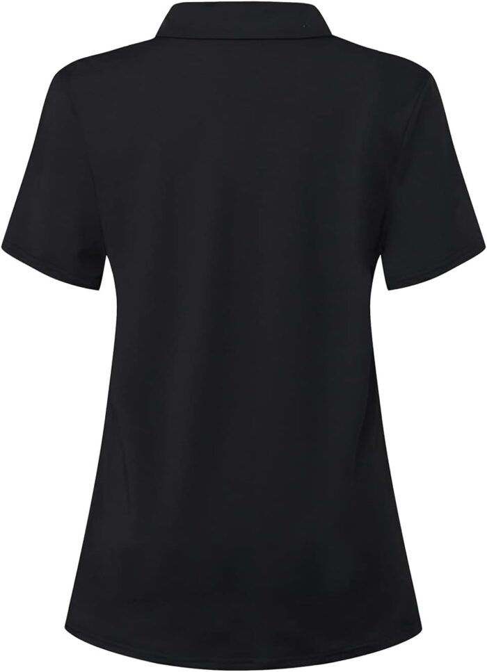 Women's Short Sleeve Golf Polo Shirts Tennis Shirts Sport T-Shirts Workout Tops - Image 2
