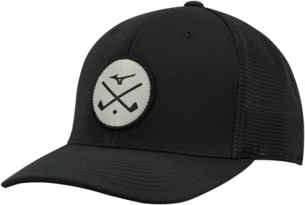 Mizuno Crossed Clubs Meshback Golf Hat
