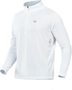 NORTHYARD Men's Running Shirt Long Sleeve Quarter Zip Pullover Moisture Wicking Quick Dry Athletic Workout Shirts