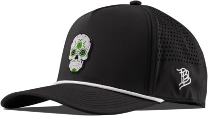 Branded Bills Lucky Skull PVC 5-Panel Performance, Lightweight, Comfortable Baseball Cap