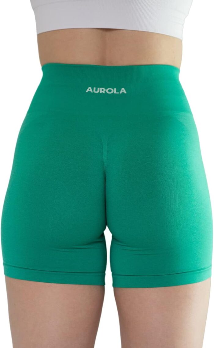 AUROLA Intensify Workout Shorts for Women Seamless Scrunch Short Gym Yoga Running Sport Active Exercise Fitness Shorts - Image 2