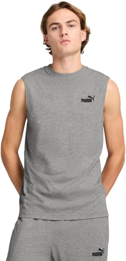 PUMA Men's Essentials Sleeveless T-Shirt (Available in Big & Tall)