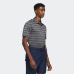 adidas Men's Two-Color Stripe Polo Shirt - Image 4