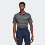 adidas Men's Two-Color Stripe Polo Shirt - Image 2