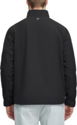 M MAELREG Mens Jacket Zipper Pockets Softshell Lightweight Water-Resistant Windbreaker Golf Spring Fall Jackets for Men - Image 3