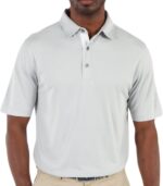 Bobby Jones Golf Apparel - Performance RTJ Space Dyed Short Sleeve Golf Polo for Men