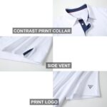 Mens Polo Shirts Short and Long Sleeve Casual Solid Stylish Dry Fit Performance Designed Collared Golf Polo Shirts for Men - Image 4