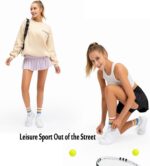 Raroauf Womens Pleated Tennis Skirts with Shorts High Waisted Mini Skirt Golf Skort Athletic Skirts Workout Pickball - Image 4
