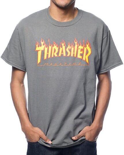 Thrasher Flame T-Shirt - Black