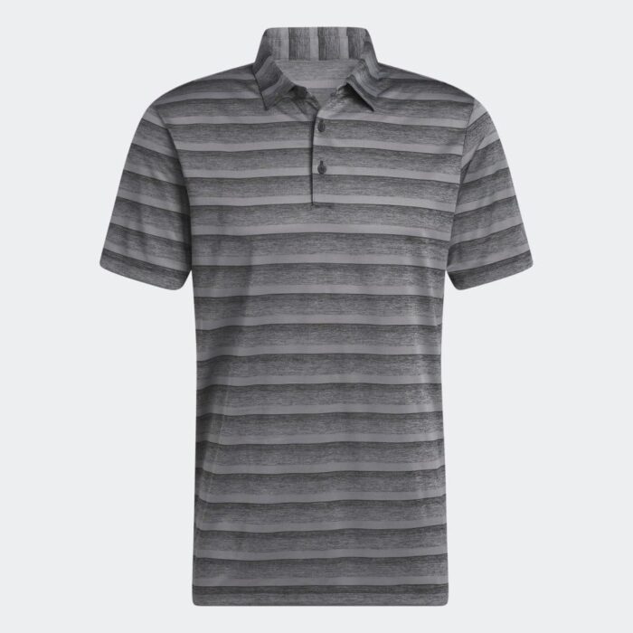 adidas Men's Two-Color Stripe Polo Shirt - Image 5