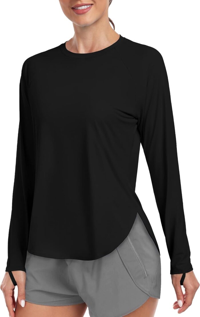 Women's Sun Shirt UPF 50+ Long Sleeve Workout Tops Running Hiking UV Protection Shirts Quick Dry Outdoor Clothing - Image 1