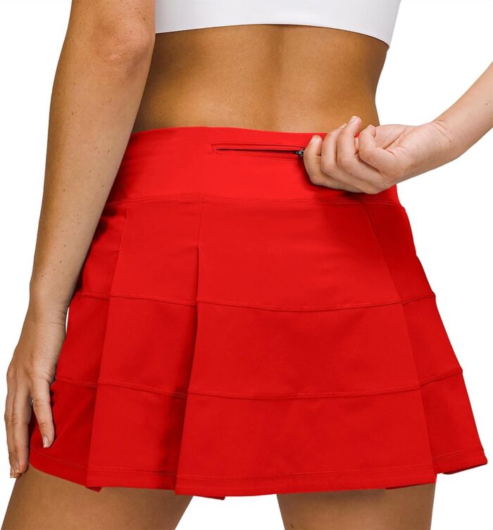 MCEDAR Athletic Tennis Golf Skorts Skirts for Women with Pocket Workout Running Sports Pleated Skirts Casual - Image 1